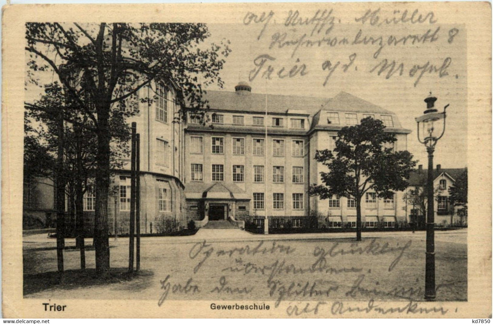 Trier - Gewerbeschule - Feldpost - Trier