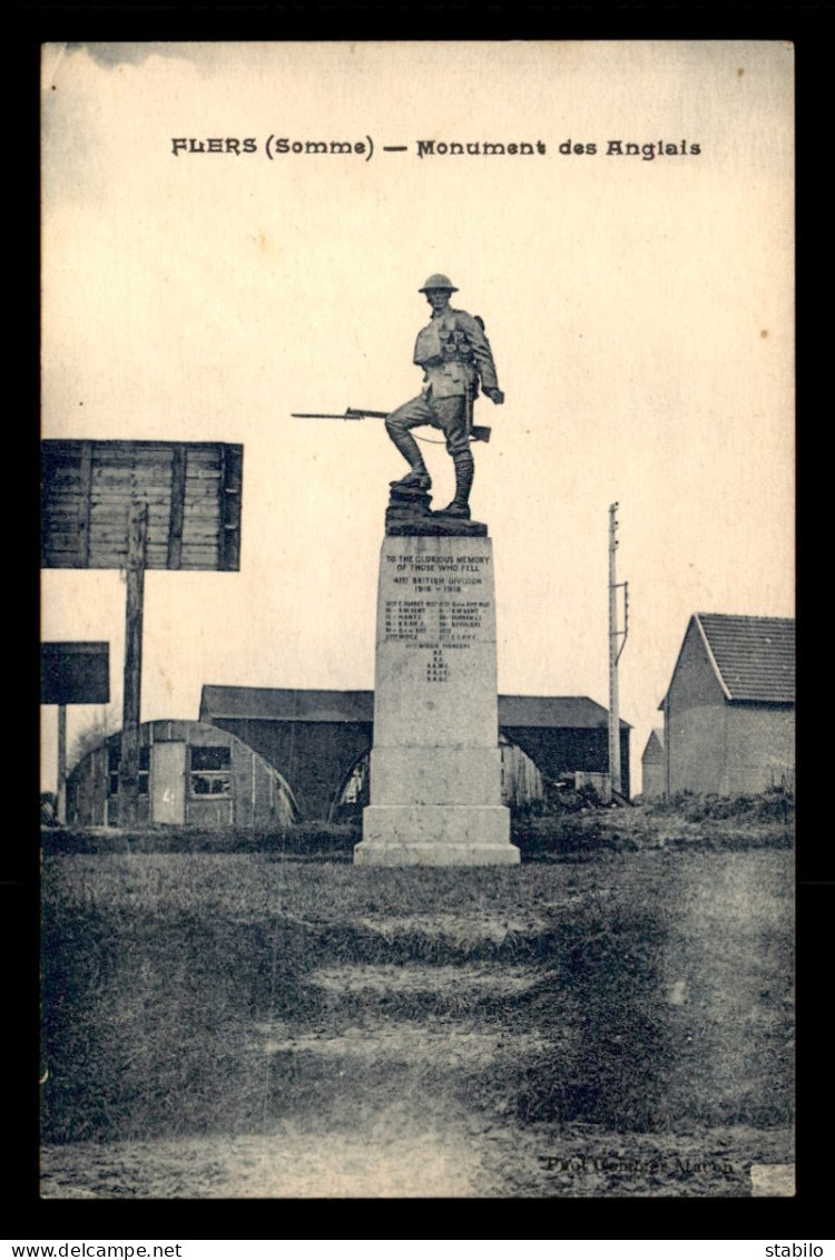 80 - FLERS - MONUMENT DES ANGLAIS - Otros & Sin Clasificación