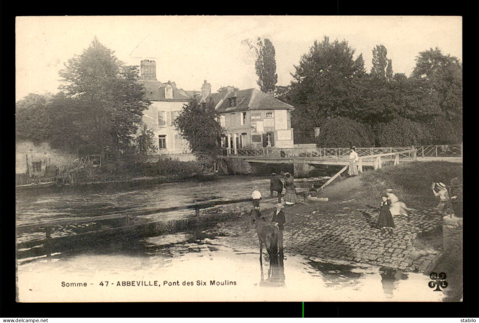 80 - ABBEVILLE - PONT DES SIX MOULINS - Abbeville