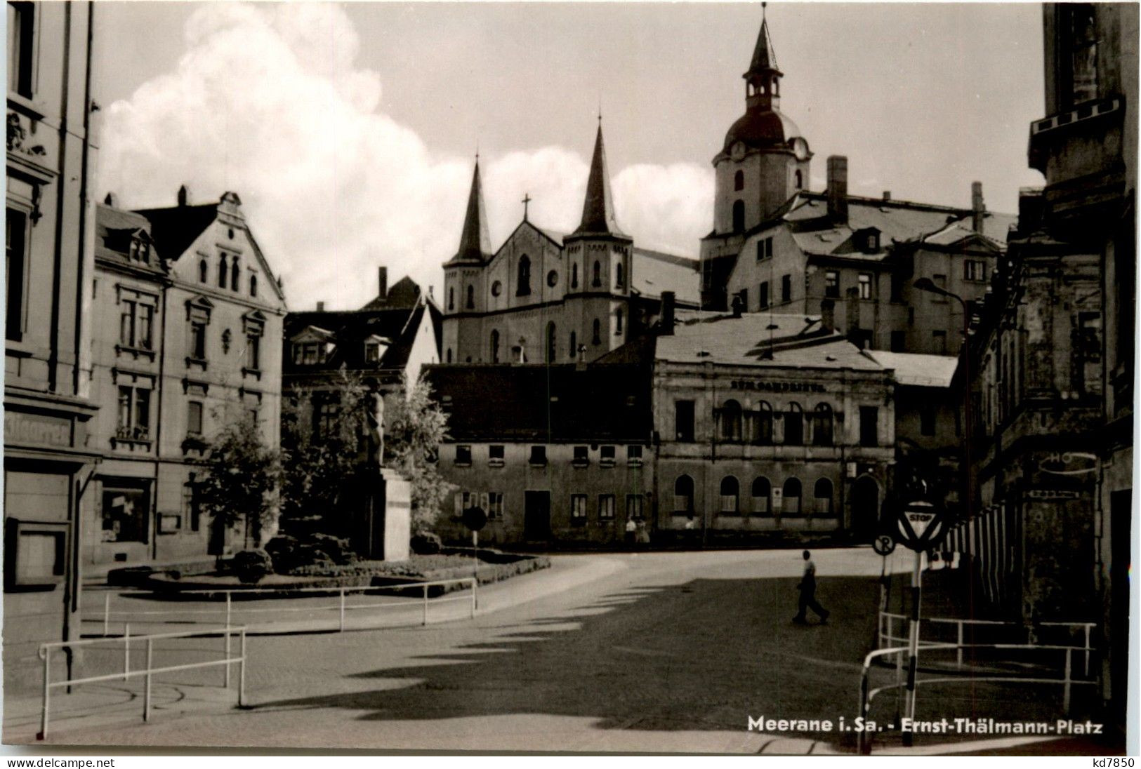 Meerane - Ernst Thälmann Platz - Meerane