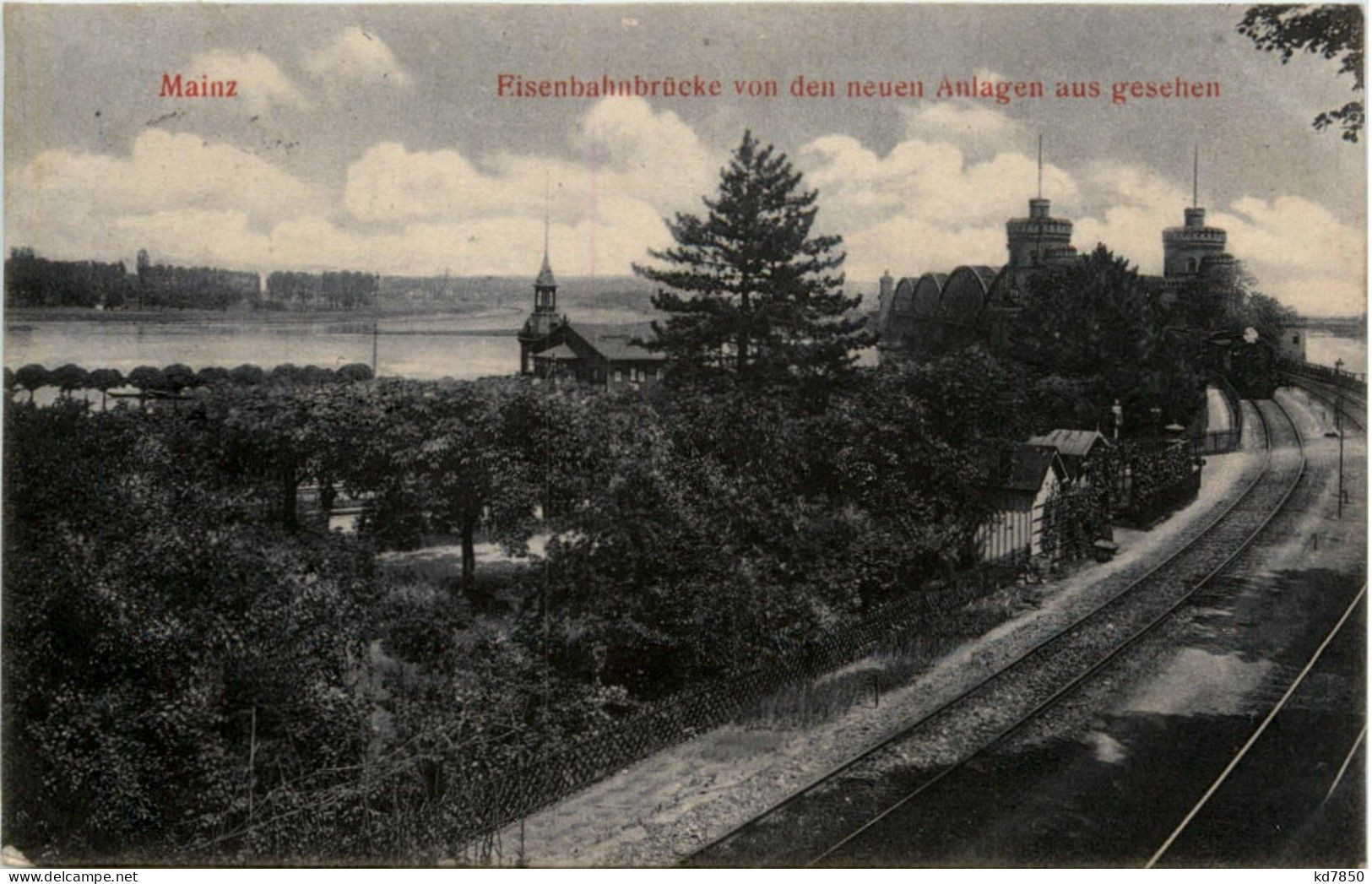 Mainz - Eisenbahnbrücke - Mainz