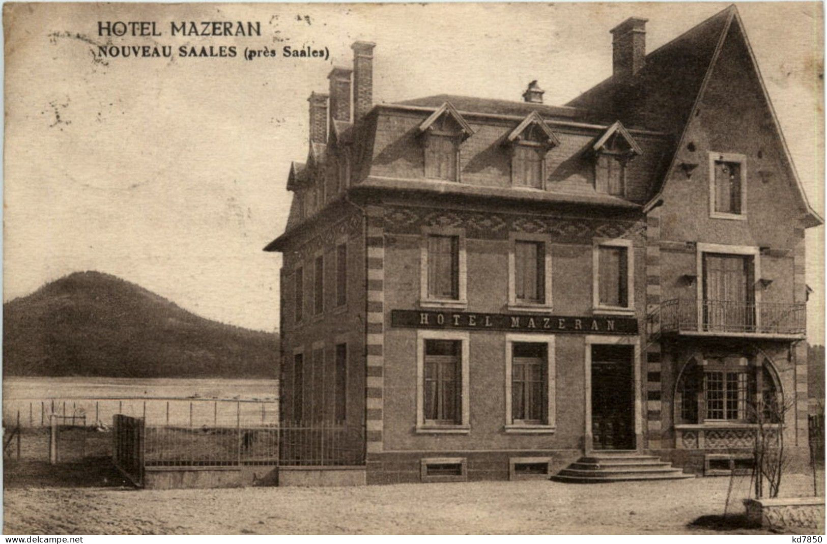 Saales - Hotel Mazeran - Autres & Non Classés