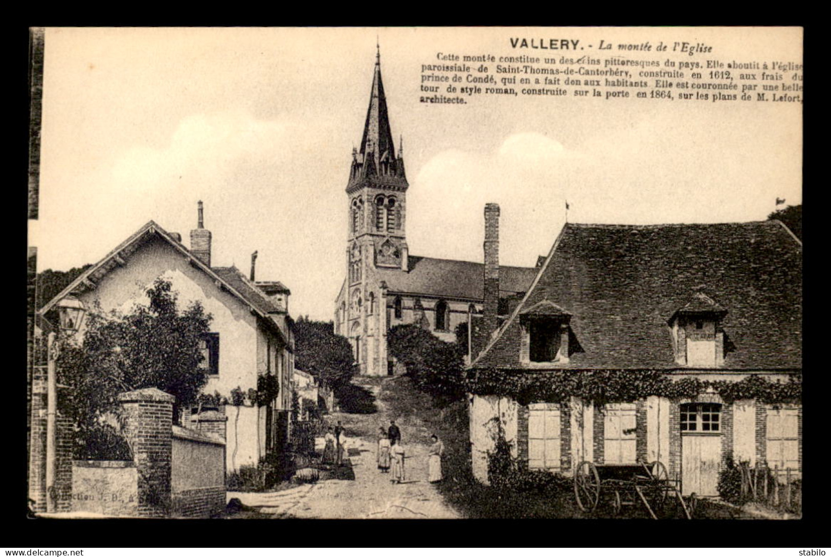 89 - VALLERY - LA MONTEE DE L'EGLISE - Sonstige & Ohne Zuordnung