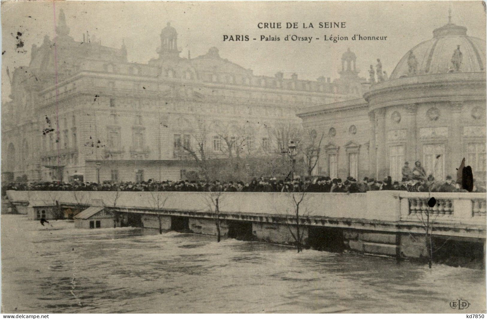 Paris - Crue De La Seine - Überschwemmung 1910