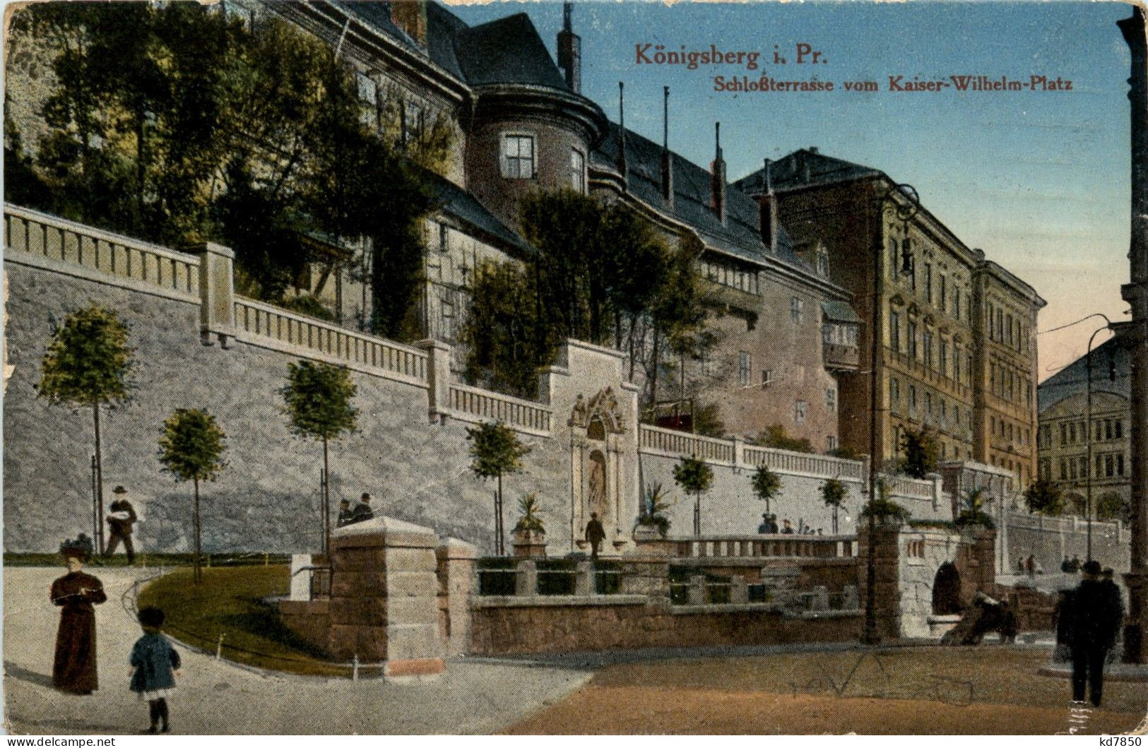 Königsberg - Schlossterasse - Ostpreussen