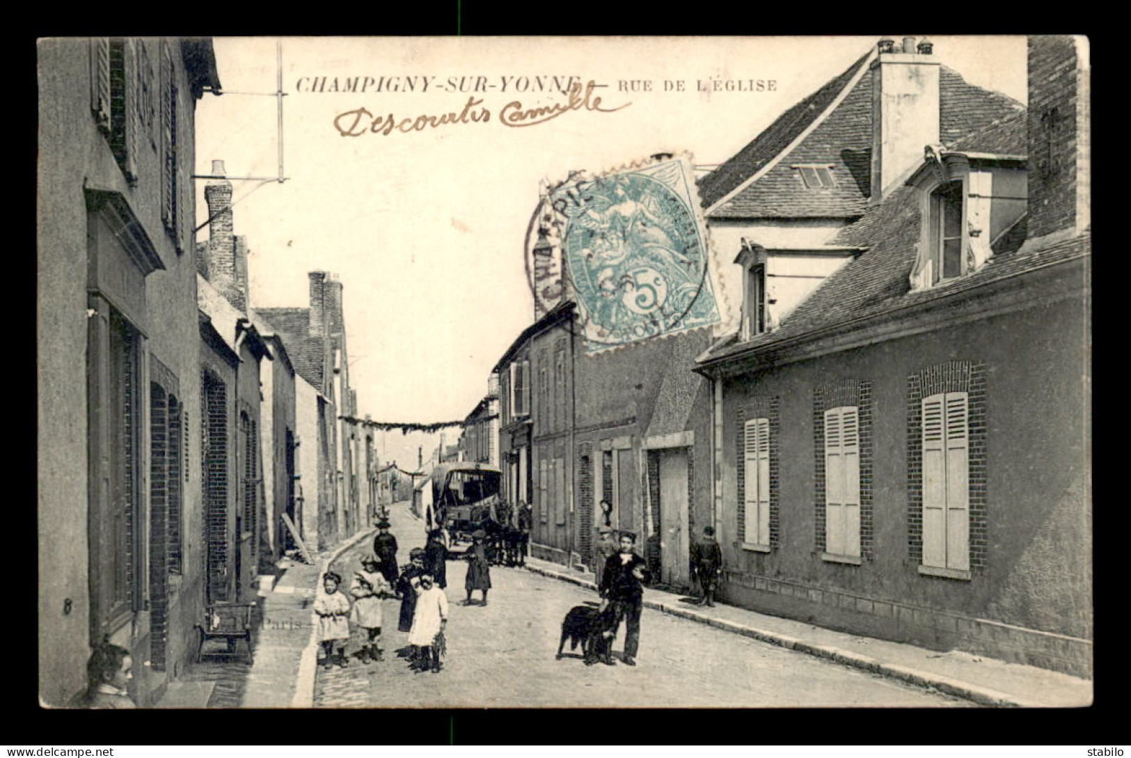 89 - CHAMPIGNY-SUR-YONNE - RUE DE L'EGLISE - Champigny