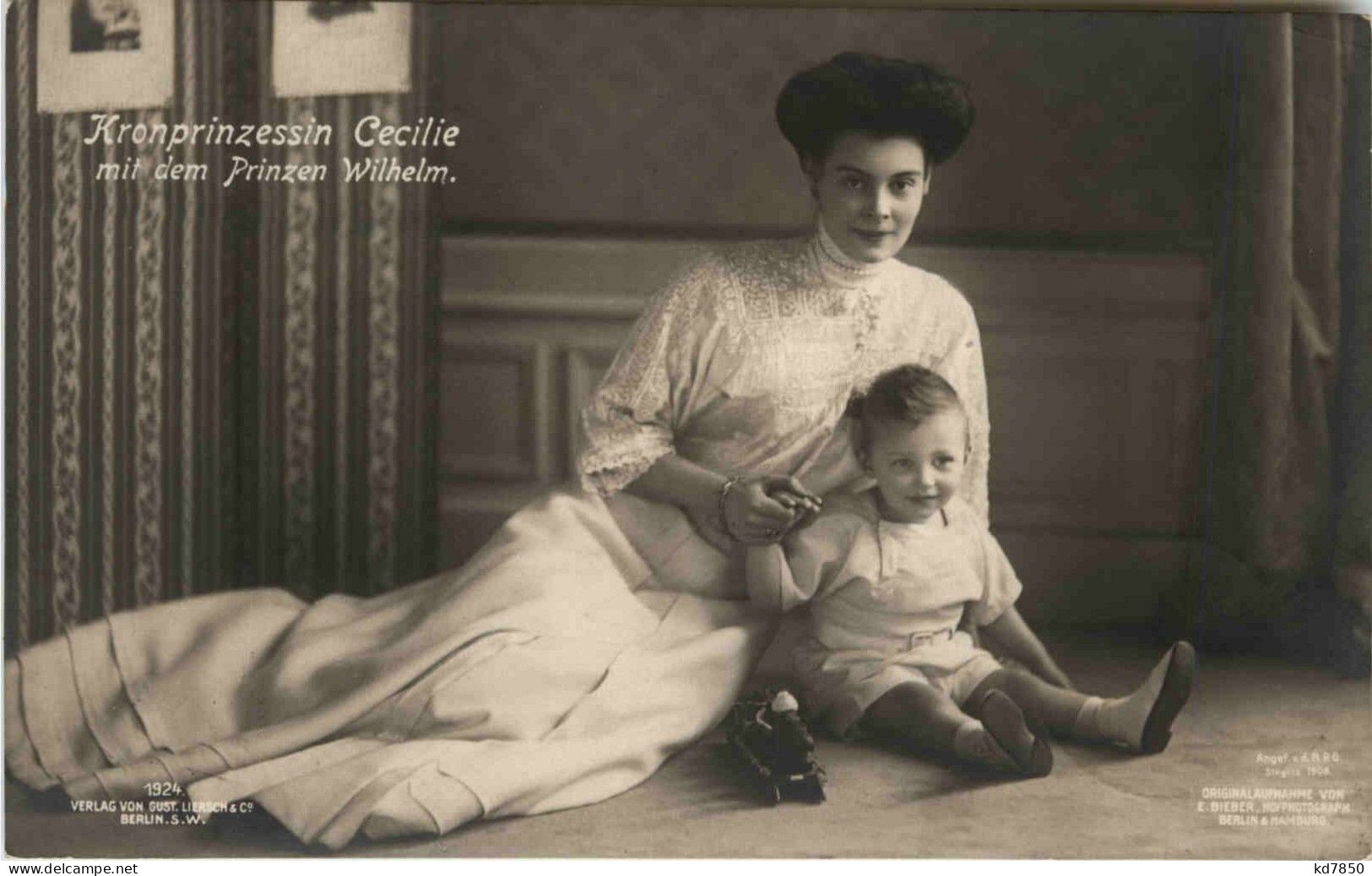 Kronprinzessin Cecilie MitPrinz Wilhelm - Familles Royales