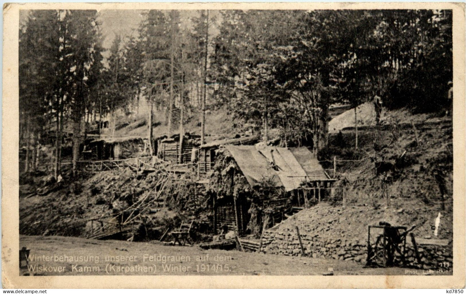 Winterbehausung Unserer Feldgrauen Auf Dem Wiskover Kamm - Rumänien