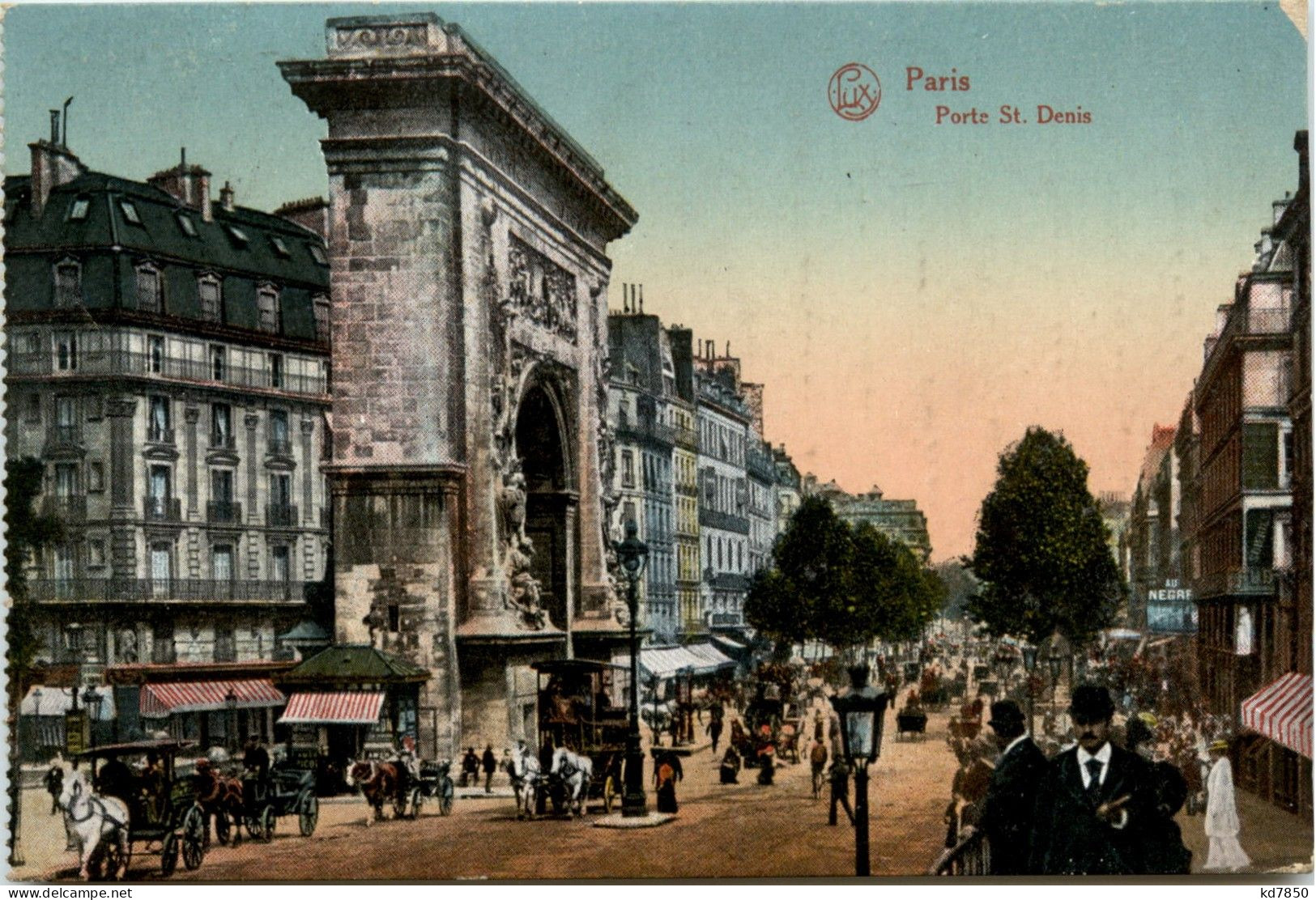 Paris - Porte Saint Denis - Feldpost - Andere & Zonder Classificatie