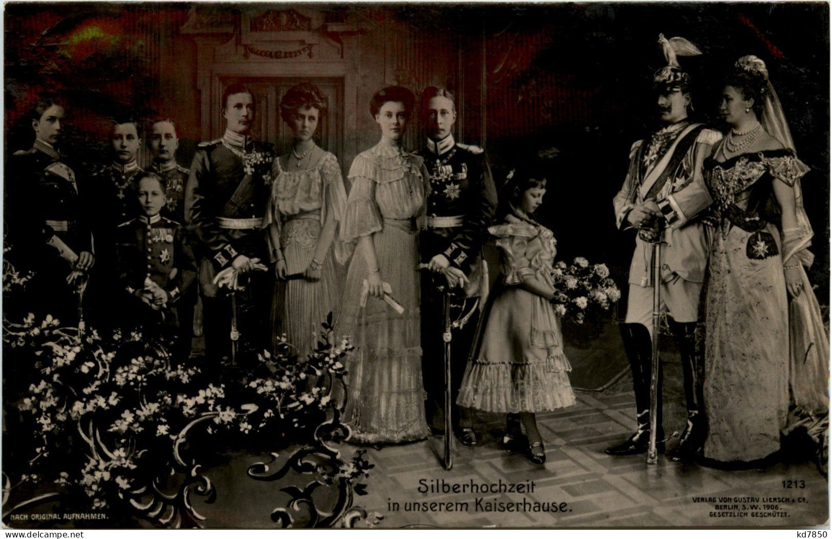 Kaiser Wilhelm II Silberhochzeit - Familles Royales