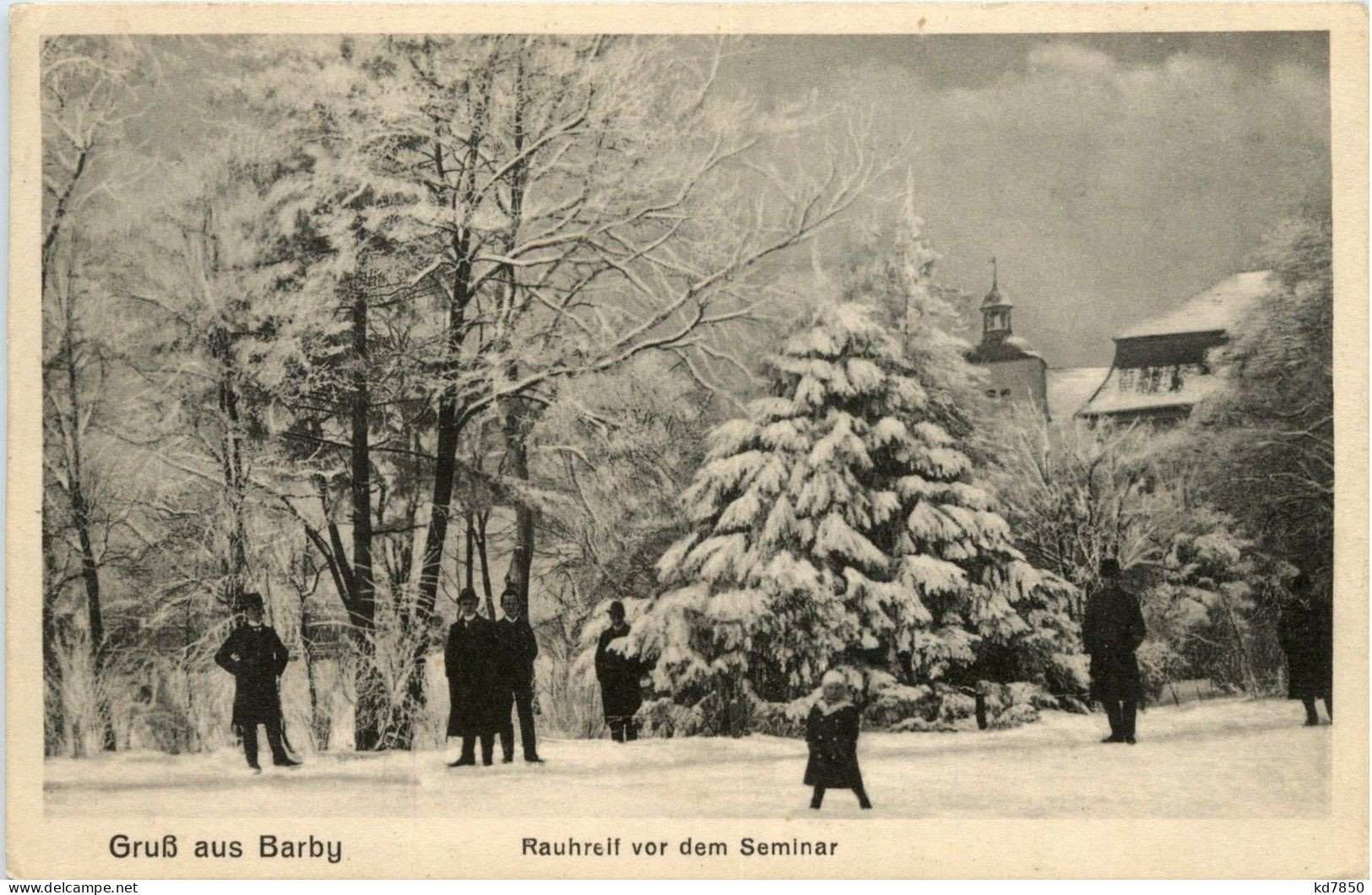 Gruss Aus Barby - Rauhreif Vor Dem Seminar - Andere & Zonder Classificatie