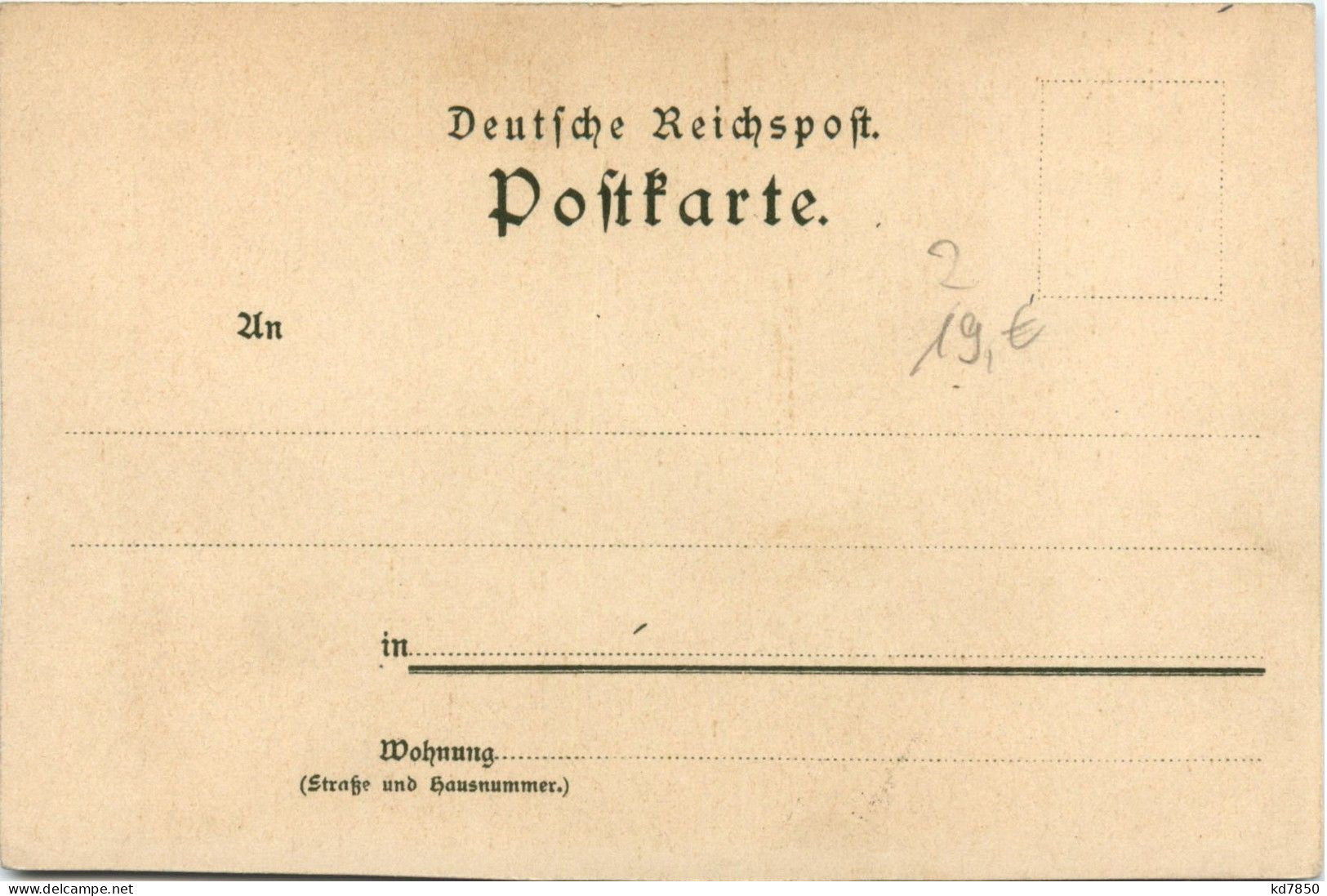 Hamburg - Künstlerkarte Kley - Litho - Autres & Non Classés