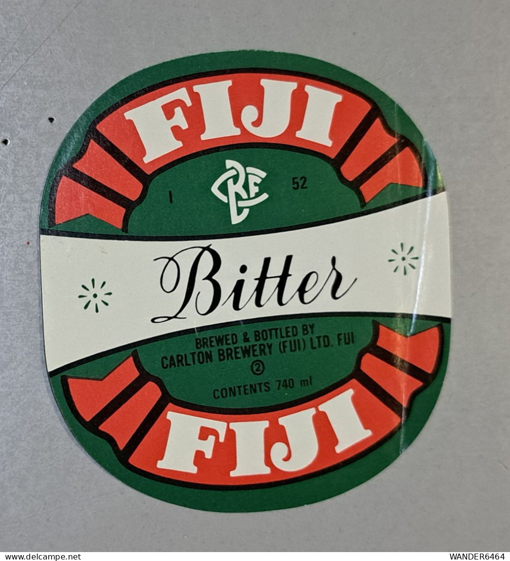 Fiji Island BREWERY  BEER LABEL/ #082 - Beer