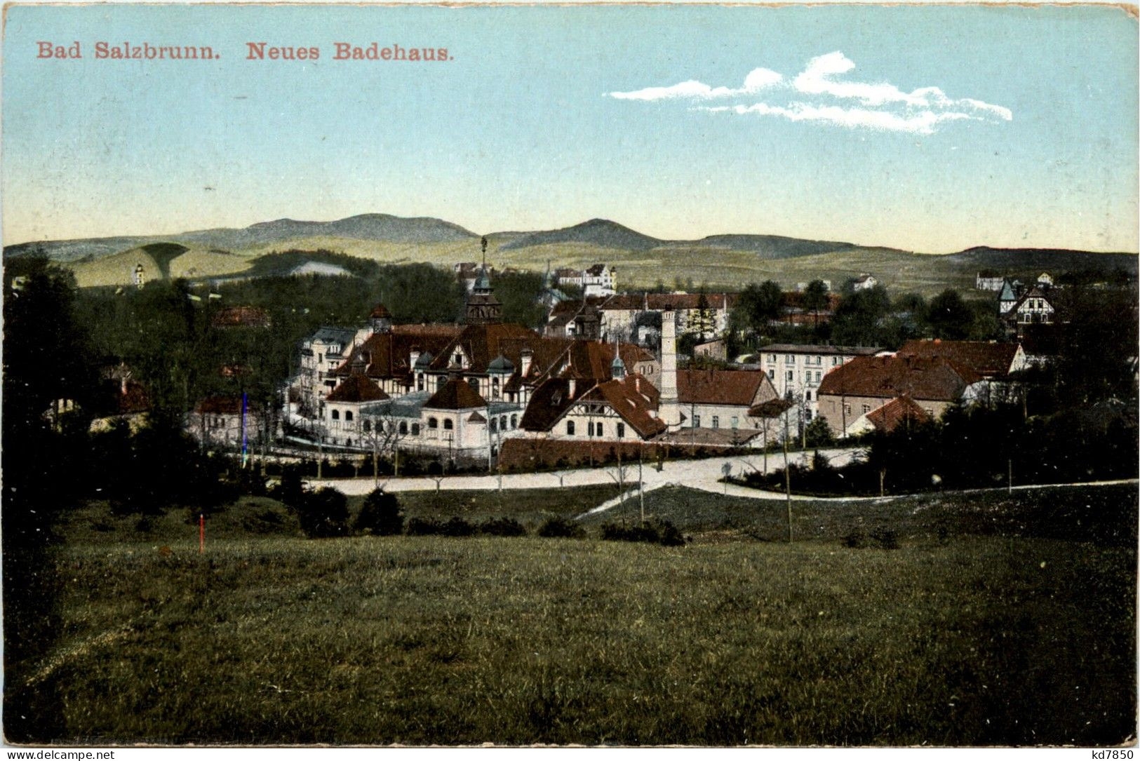 Bad Salzbrunn . Neues Badehaus - Polonia