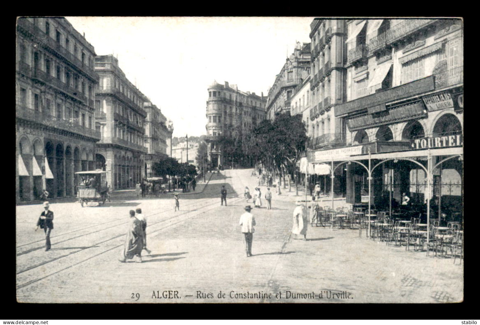 ALGERIE - ALGER - RUES DE CONSTANTINE ET DUMONT D'URVILLE  - Algerien