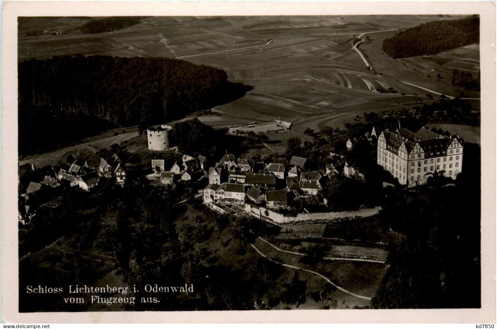 Schloss Lichtenberg Vom Flugzeug Aus - Autres & Non Classés