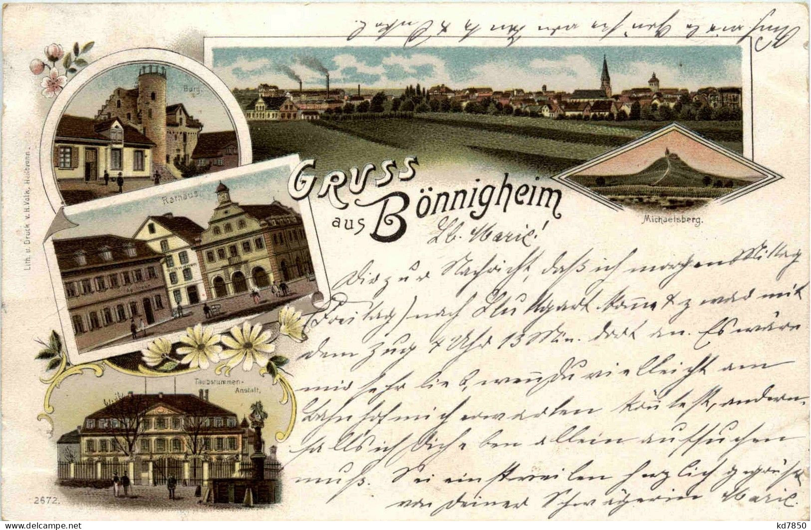 Gruss Aus Bönnigheim - Litho - Other & Unclassified