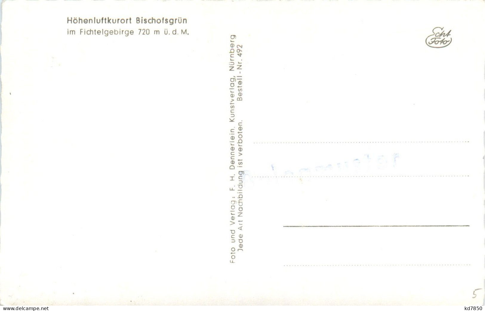 Bischofsgrün - Autres & Non Classés