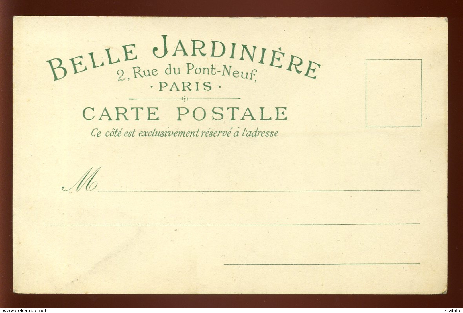 ILLUSTRATEURS - ENFANTS - SOUVENIR DE LA BELLE JARDINIERE, 2 RUE DU PONT-NEUF, PARIS - 1900-1949