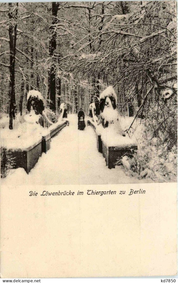 Berlin - Löwenbrücke Im Thiergarten - Autres & Non Classés