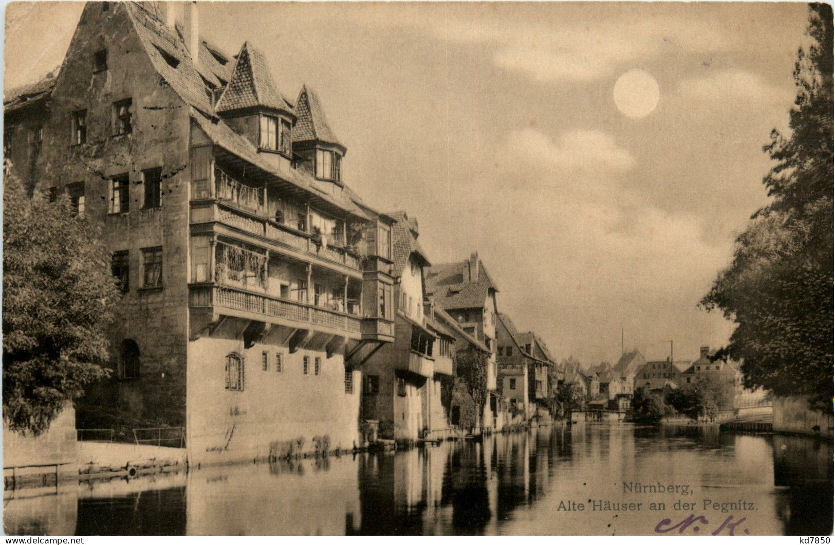 Nürnberg - Alte Häuser An Der Pegnitz - Nuernberg