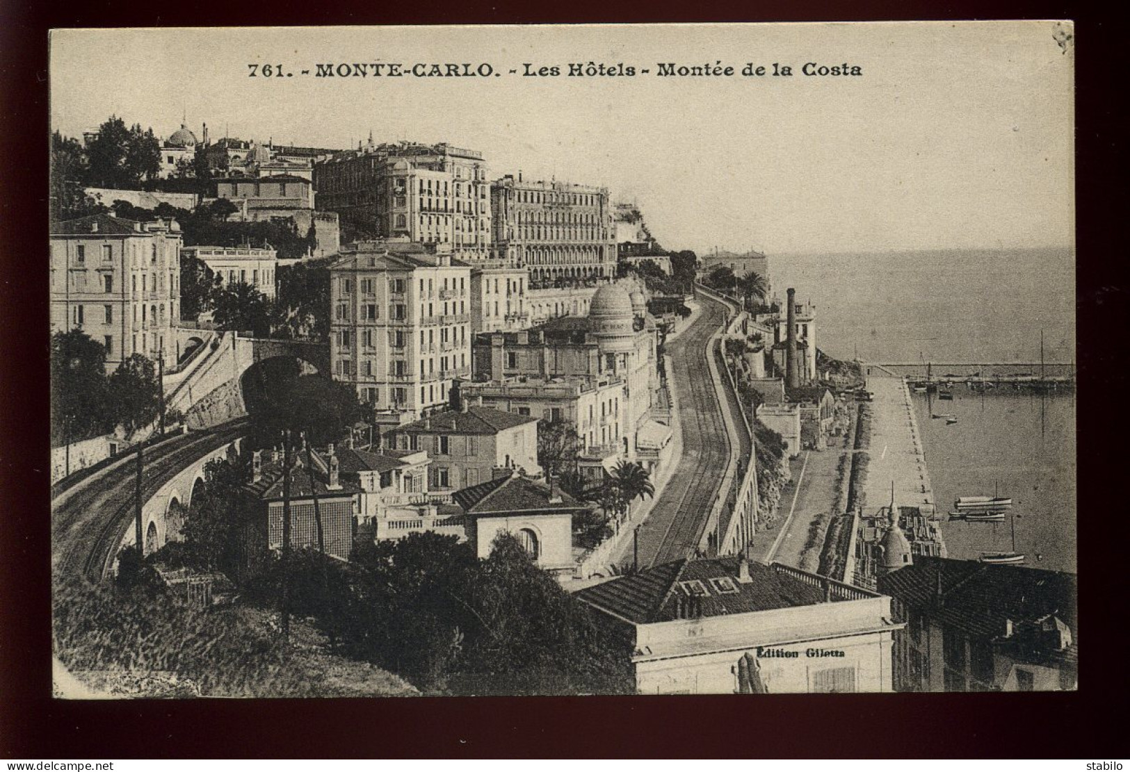 MONACO - LES HOTELS - MONTEE DE LA COSTA - Autres & Non Classés