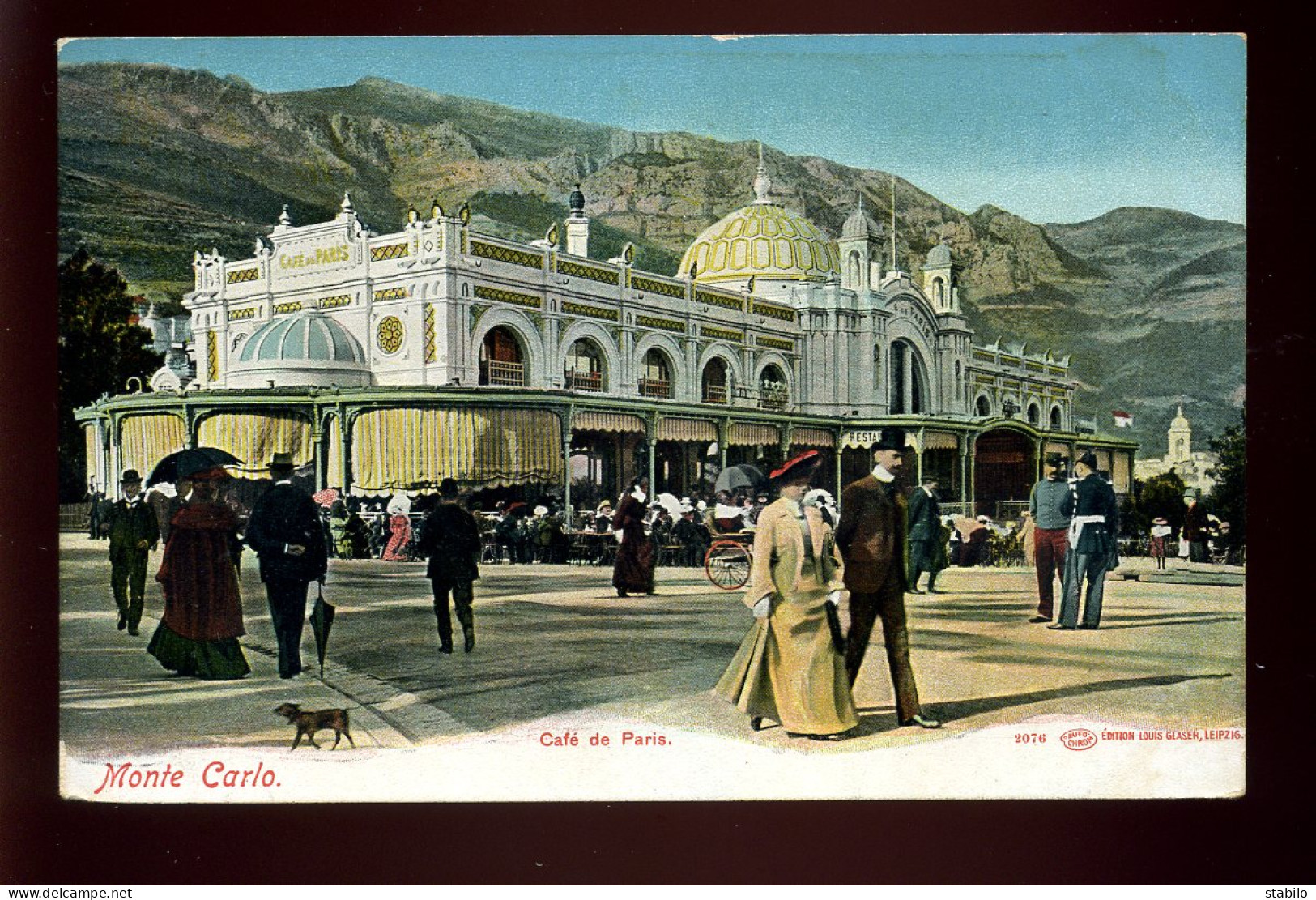 MONACO - LE CAFE DE PARIS - Cafes & Restaurants