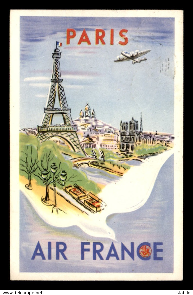 PUBLICITE - AIR FRANCE - PARIS - Werbepostkarten