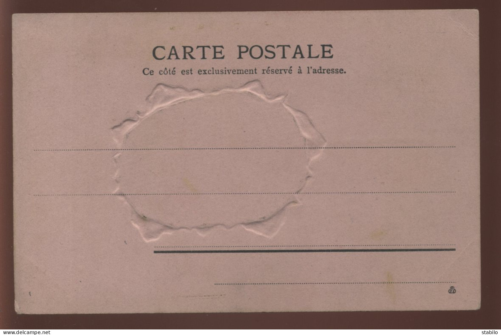 PUBLICITE - PRESSE -  LE GAULOIS -   CARTE CARTONNEE GAUFREE - Advertising