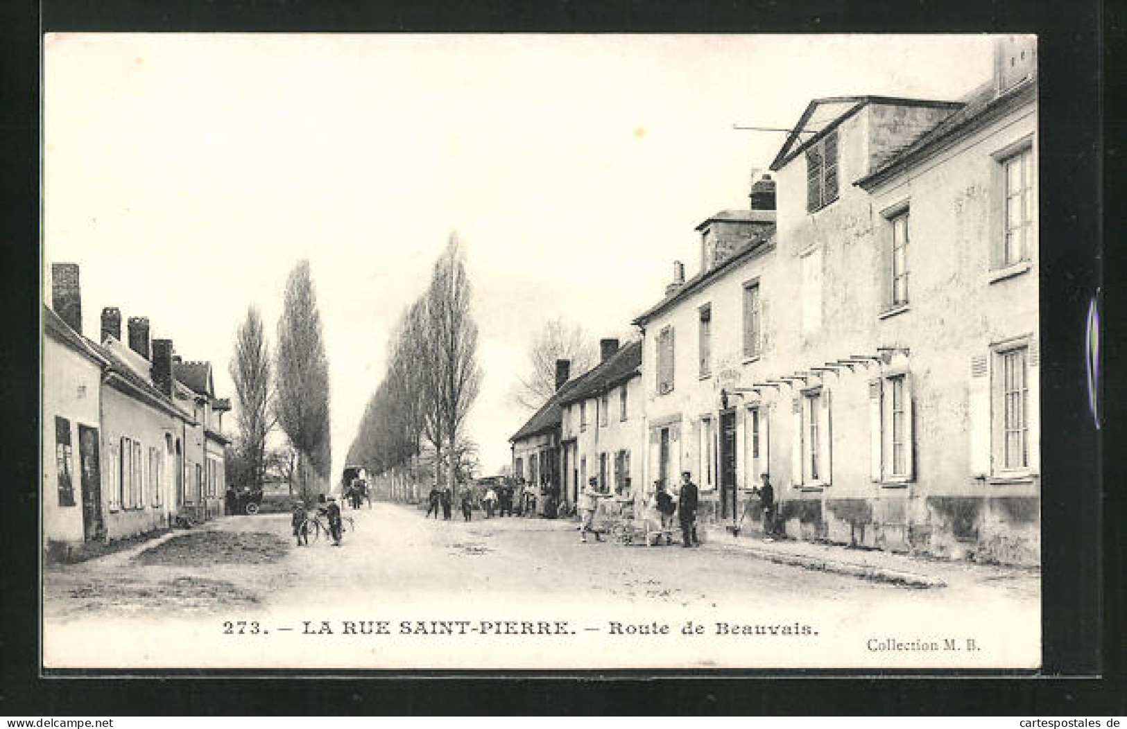 CPA La Rue Saint-Pierre, Route De Beauvais  - Beauvais