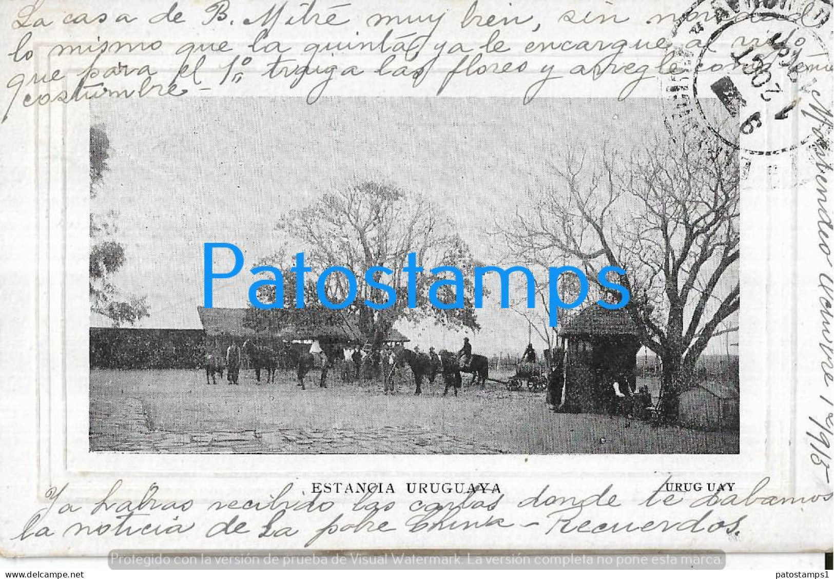 227850 URUGUAY ESTADO URUGUAYA CIRCULATED TO SWITZERLAND POSTAL POSTCARD - Uruguay