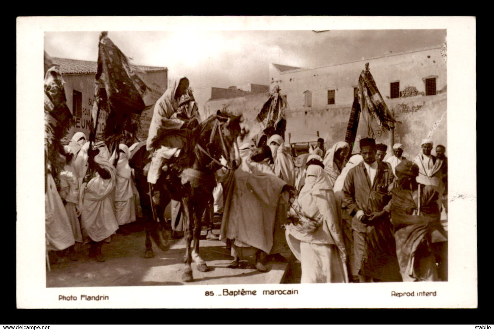 SCENES ET TYPES - MAROC - BAPTEME MAROCAIN - EDITEUR FLANDRIN - Autres & Non Classés