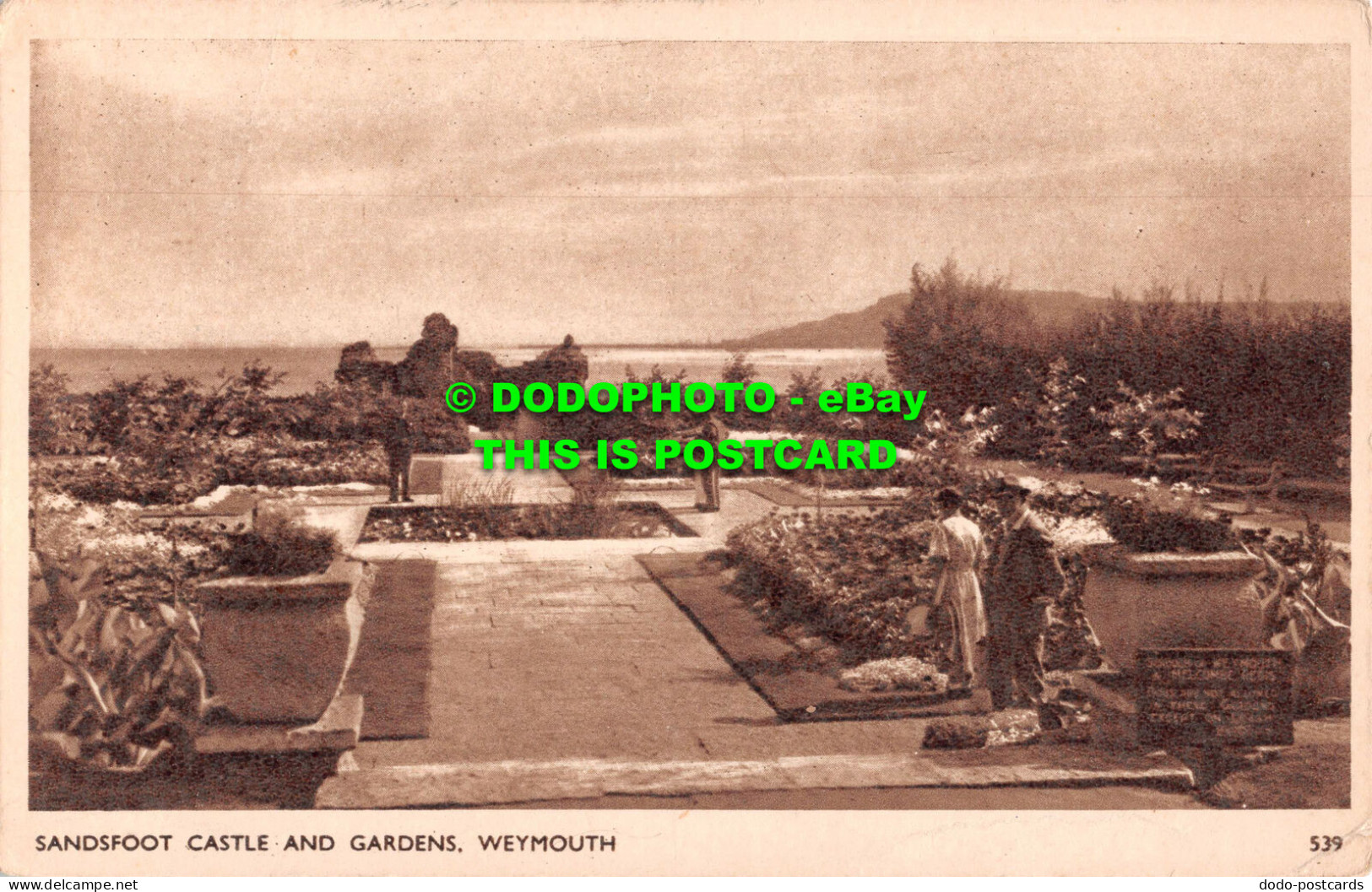 R532775 Weymouth. Sandsfoot Castle And Gardens. Dearden And Wade. Sunny South Se - World