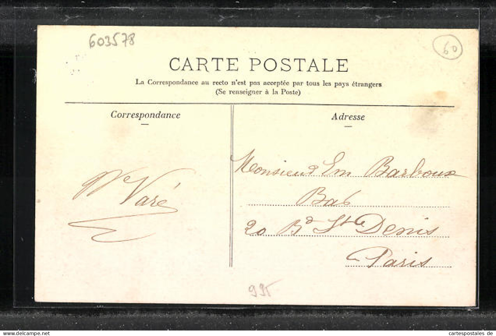 CPA Méru, Rue D'Andeville  - Other & Unclassified