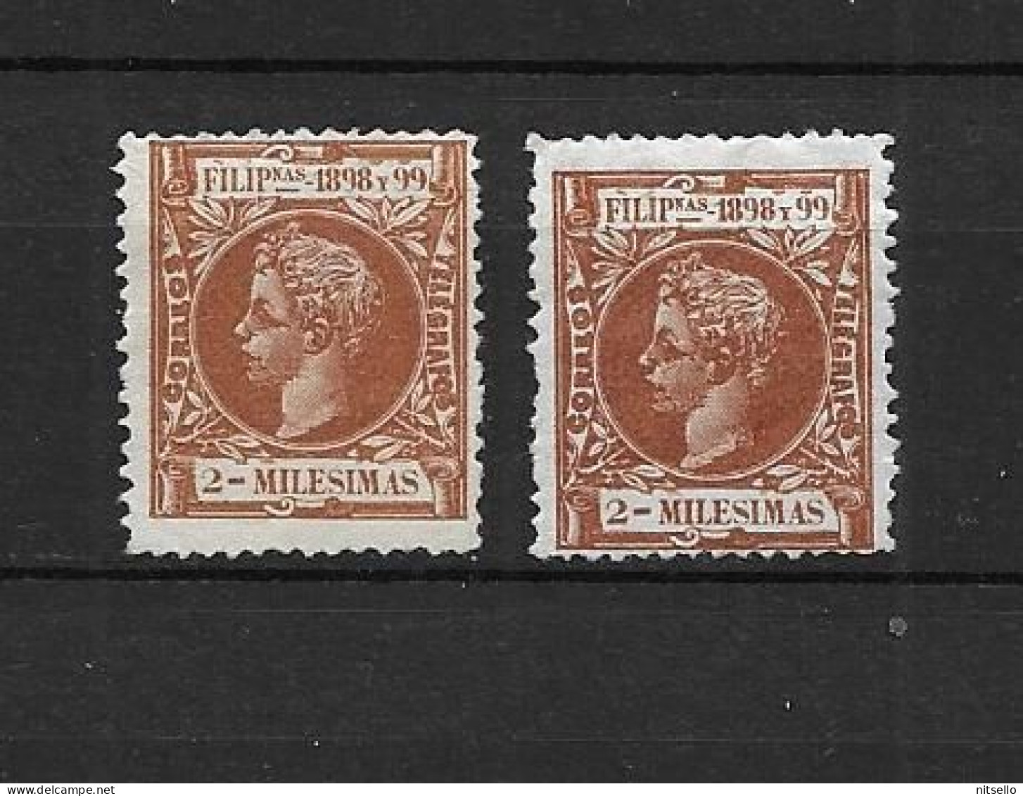 LOTE 2174 D /// (C030) FILIPINAS 1898  EDIFIL Nº:131 *MH  CASTAÑO       ¡¡¡ OFERTA - LIQUIDATION - JE LIQUIDE !!! - Filippijnen