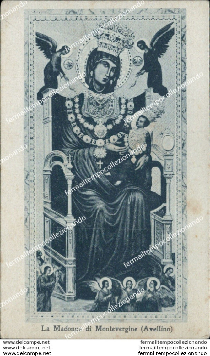 An653 Cartolina La Madonna Di Montevergine Avellino  1933 - Avellino