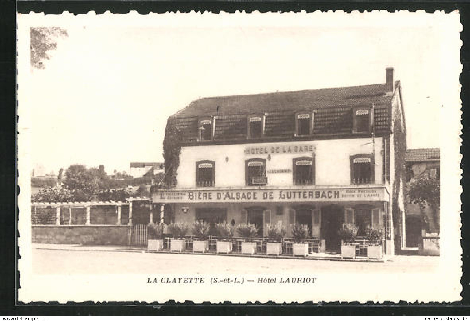 CPA La Clayette, Hotel Lauriot  - Other & Unclassified