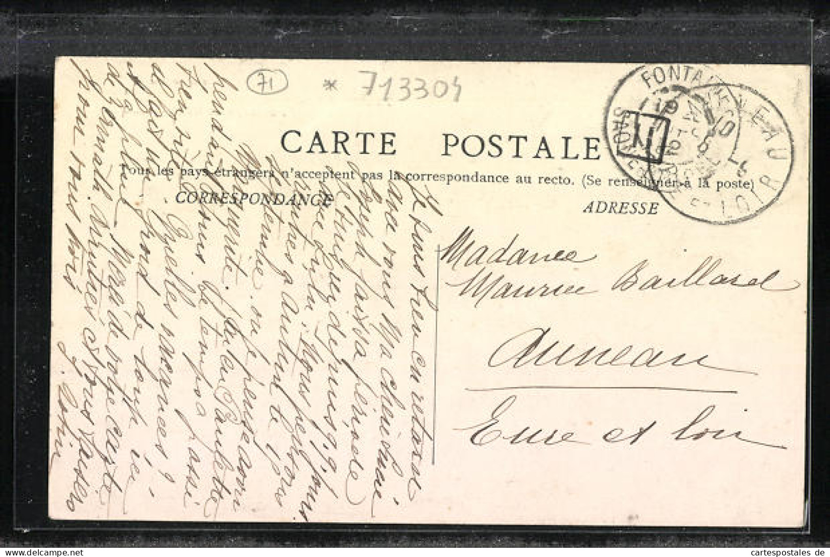 CPA Fontaines-les-Chalon, Fontaine Et Grande-Rue  - Other & Unclassified