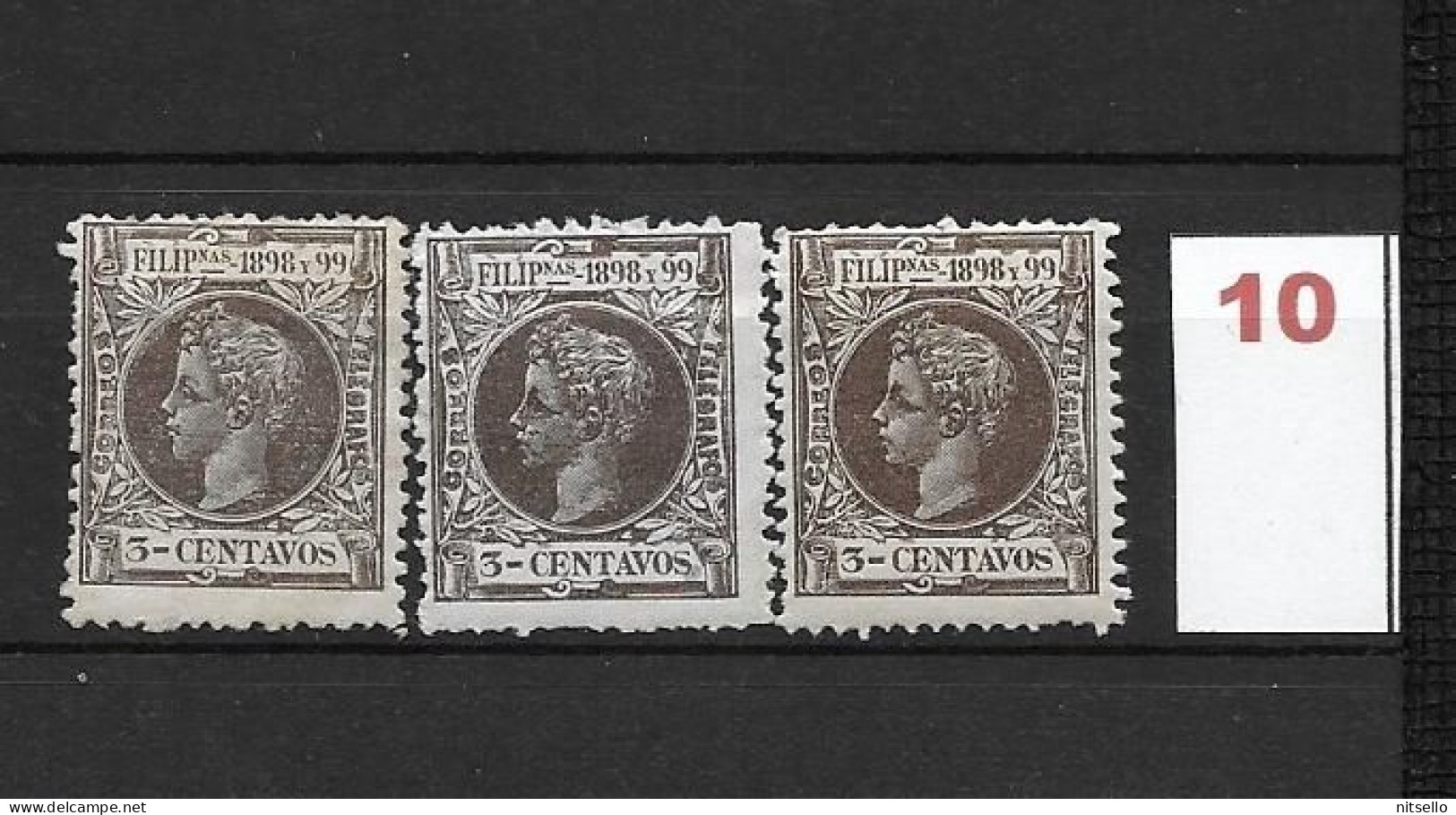 LOTE 2174 D /// (C030) FILIPINAS 1898  EDIFIL Nº:138 *MH  CASTAÑO       ¡¡¡ OFERTA - LIQUIDATION - JE LIQUIDE !!! - Filipinas