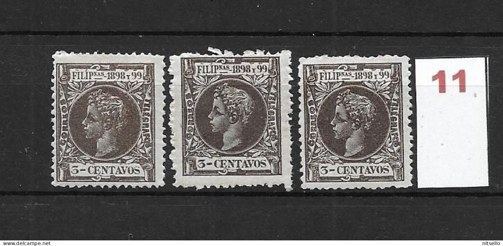 LOTE 2174 D /// (C030) FILIPINAS 1898  EDIFIL Nº:138 *MH  CASTAÑO       ¡¡¡ OFERTA - LIQUIDATION - JE LIQUIDE !!! - Filipinas