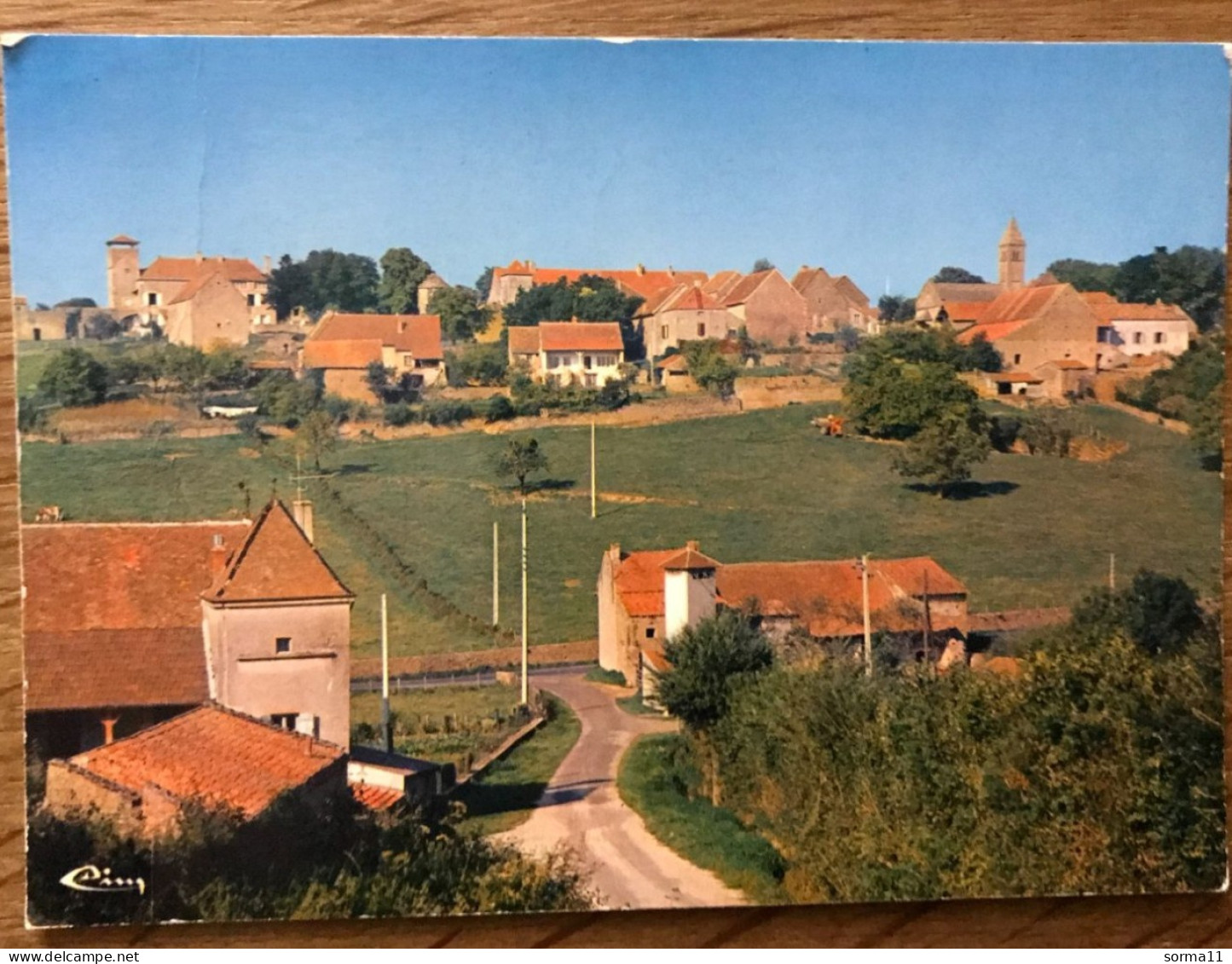 CP TAIZE 71 Village Avec Eglise Romane - Andere & Zonder Classificatie