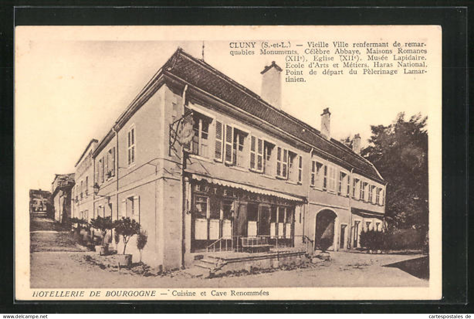 CPA Cluny, Hotellerie De Bourgogne  - Cluny