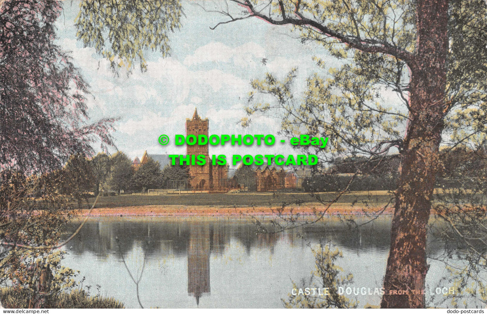 R533179 Castle Douglas From The Loch. The National Series. 1907 - Wereld