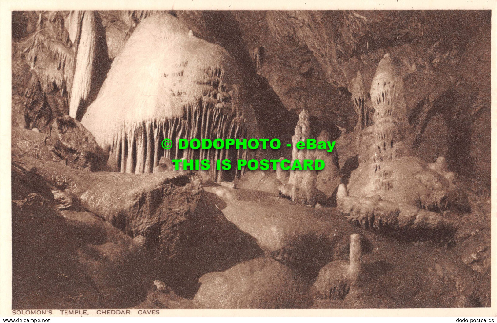 R532900 Cheddar Caves. Solomon Temple. A. G. H. Gough - Wereld