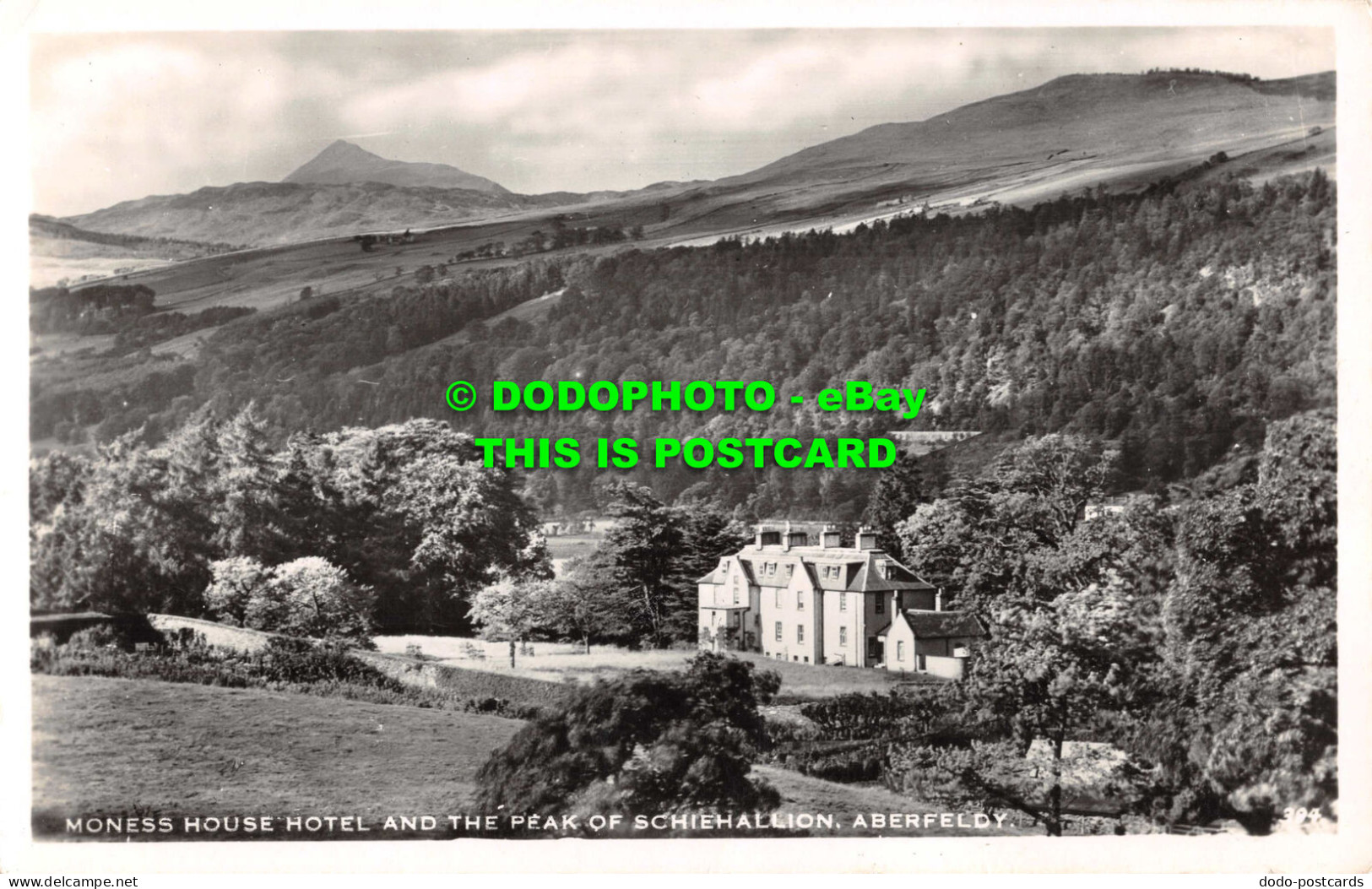 R532903 Aberfeldy. Moness House Hotel And The Peak Of Schiehallion. J. B. White. - Wereld