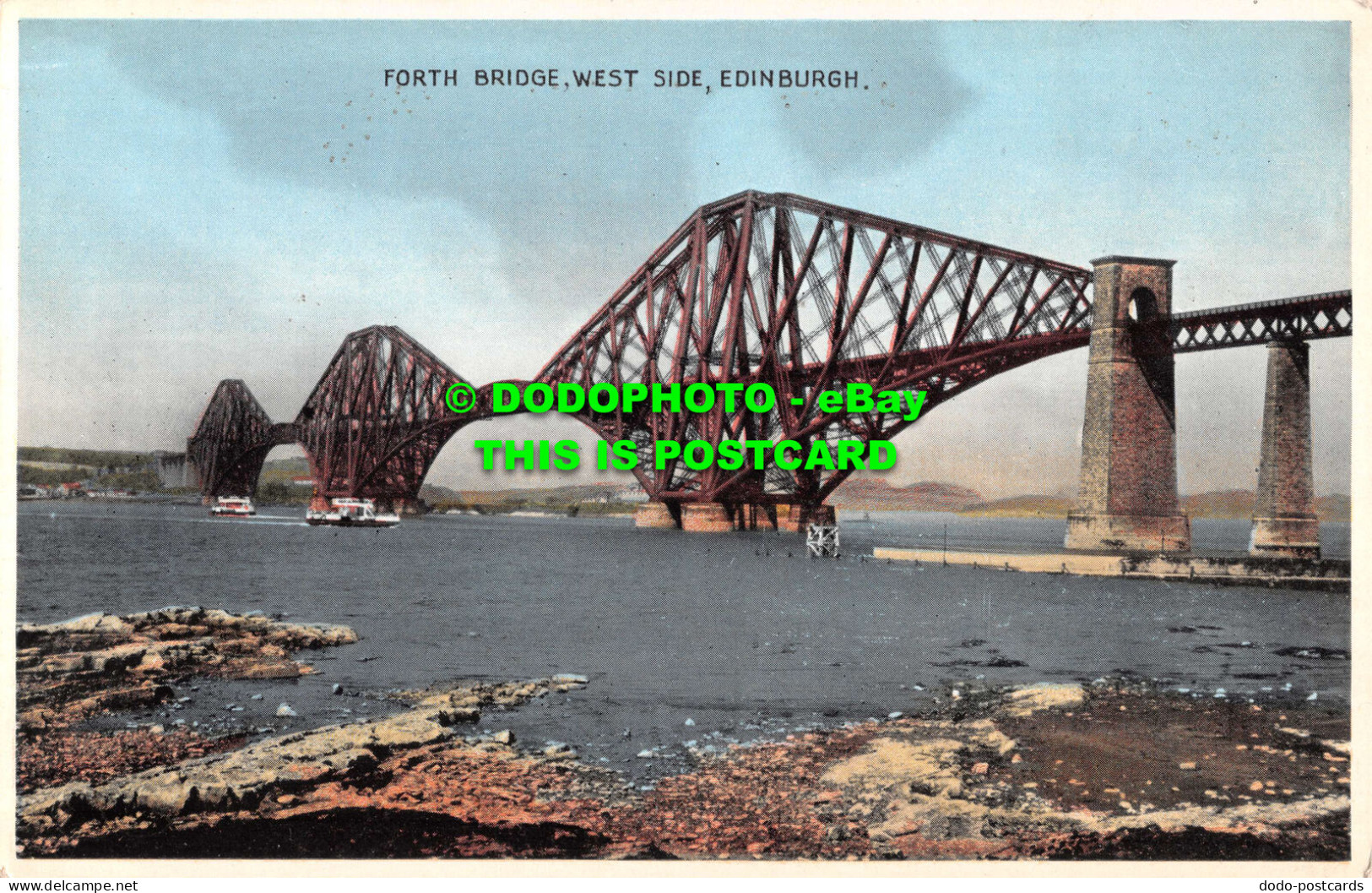 R532672 Edinburgh. Forth Bridge. West Side. E. T. W. Dennis - Wereld