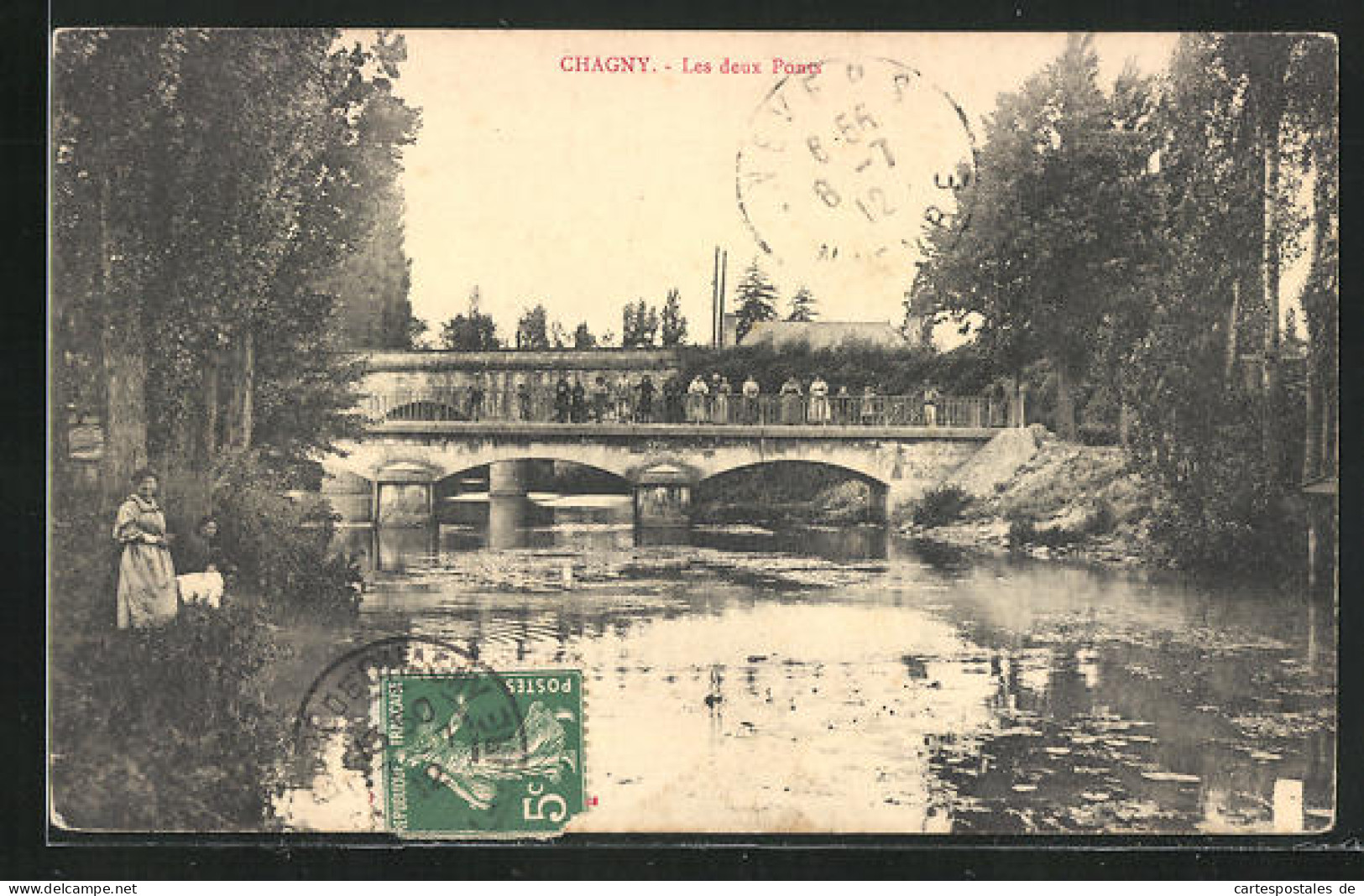 CPA Chagny, Les Deux Ports  - Chagny