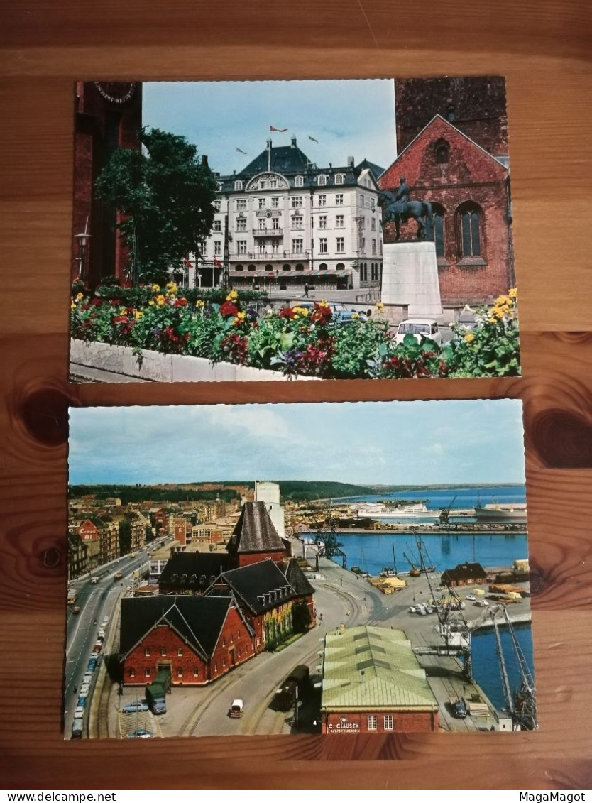 AARHUS - Danimarca - lot of 6 uncirculated postcards