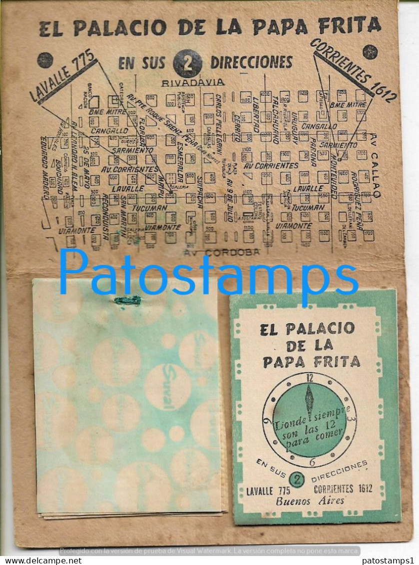 227900 ARGENTINA BUENOS AIRES PUBLICITY EL PALACIO DE LA PAPA FRITA JABON NO POSTAL POSTCARD - Argentinië