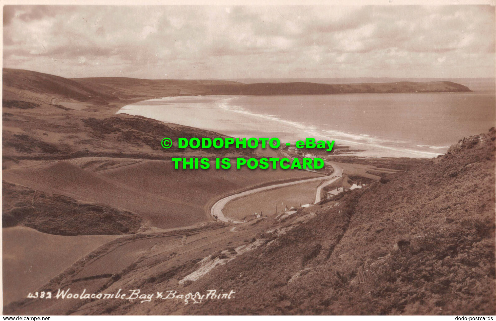 R532964 Woolacombe Bay And Baggy Point. E. A. Sweetman. Sunshine Series. RP - Monde